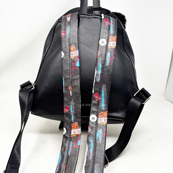 Danielle Nicole Disney Cruella De Vil Look Fabulous Mini Backpack Black White - Picture 7 of 15